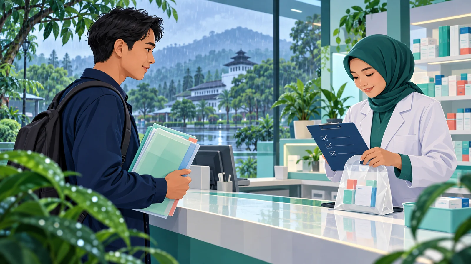 Cara mengambil obat Program Rujuk Balik di apotek dengan checklist proses