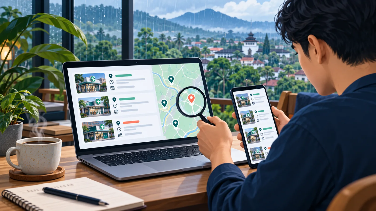 Ilustrasi daftar online Apotek BPJS Bogor yang perlu dikonfirmasi sebelum datang ke fasilitas