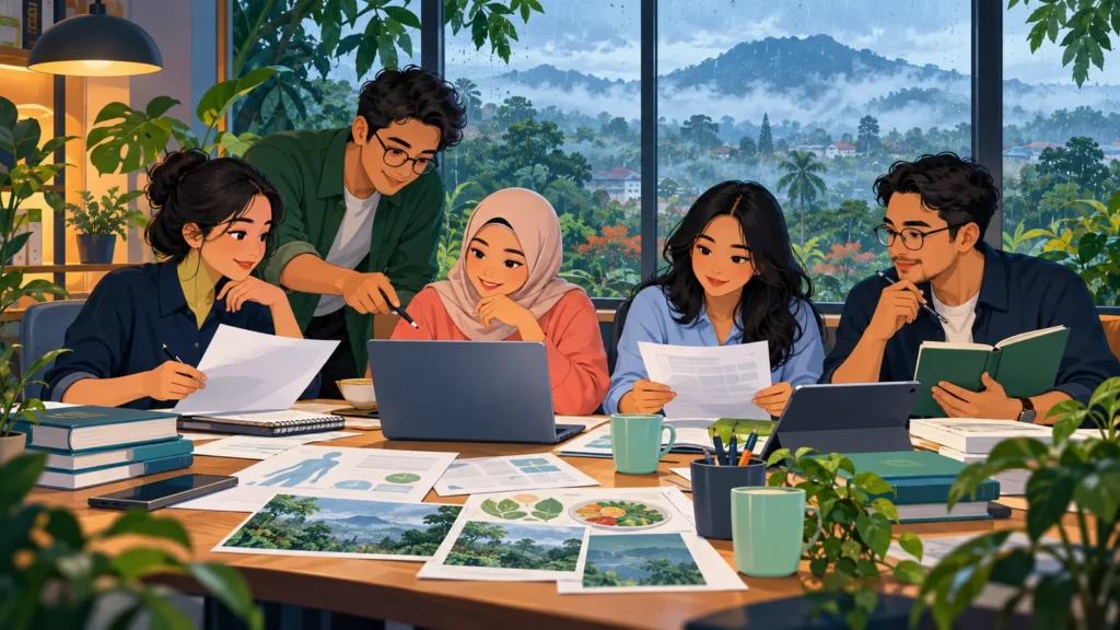 Ilustrasi tim editorial Apotek BPJS Bogor meneliti sumber informasi